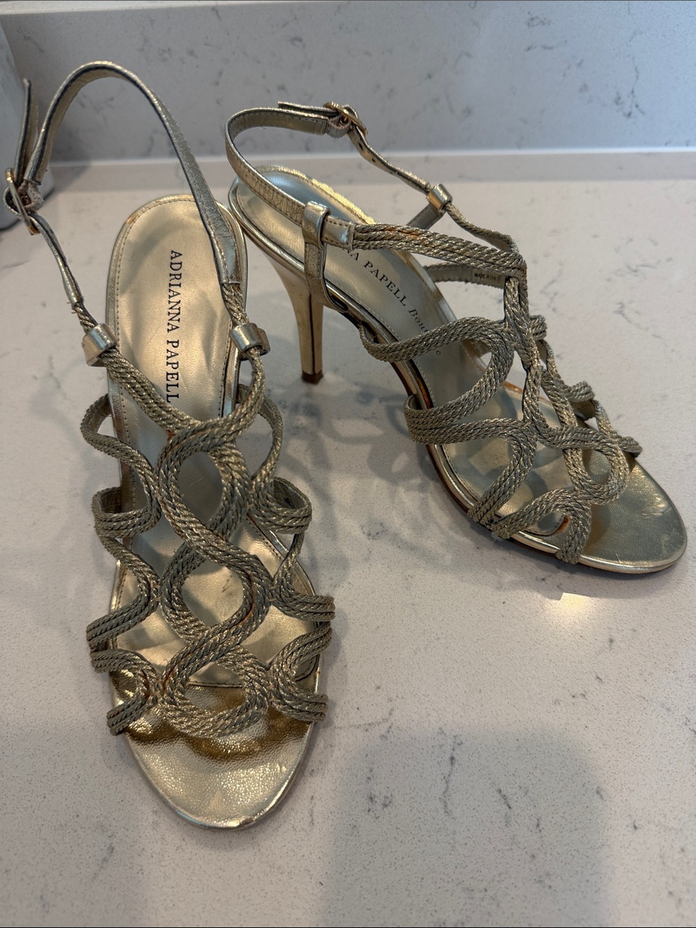 Adrianna Papell Boutique Gold , size 8